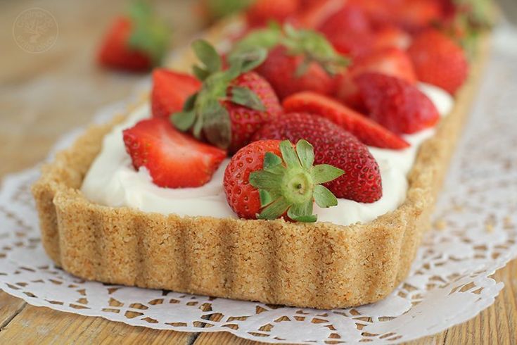 Tarta de queso mascarpone y fresas - Cocinando Entre Olivos